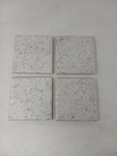 Set white marble coasters - set,