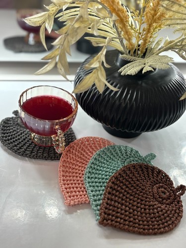 Handmade leaf shaped crochet - handmade,