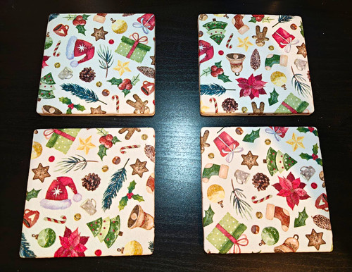 Set christmas hand - of,