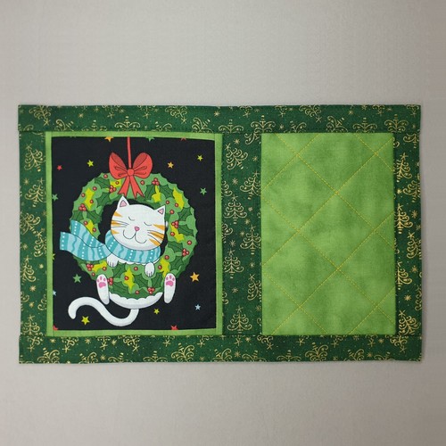 Handmade christmas cat - christmas, rug