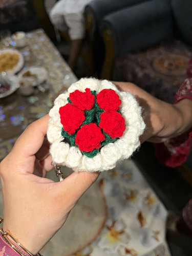 Handmade hand crocheted red - hand-crocheted,