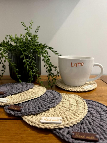 Grey coasters 100 - 4,
