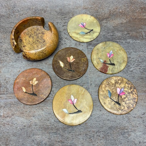 Marble stone drinks - marble, coasters