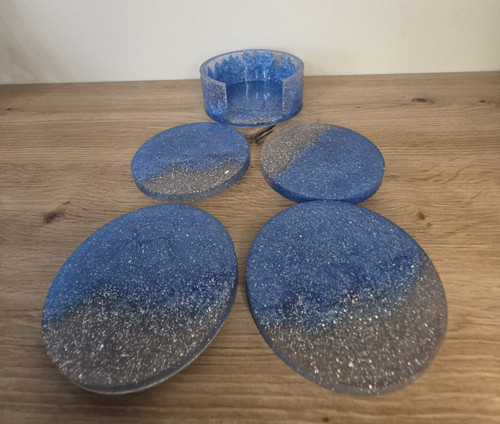 Set coasters with stand - 4,