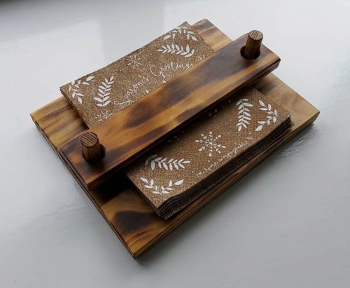 Wood napkin holder handmade - holder,,