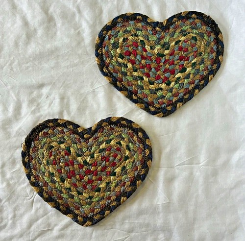 Handmade braided jute coasters - braided,