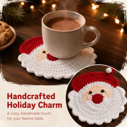 Festive handmade santa claus - festive,