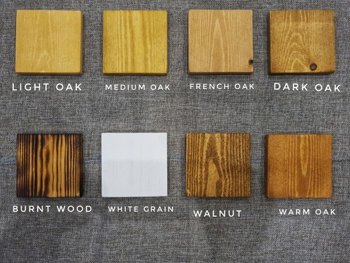 Table warm oak effect - ,, rustic