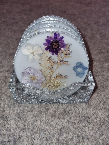 Handmade resin coasters set - ,