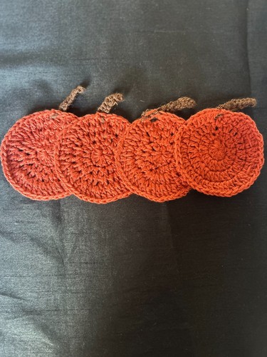 Handmade orange pumpkin - orange,