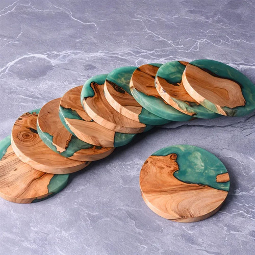 Epoxy resin wooden - wooden, drink