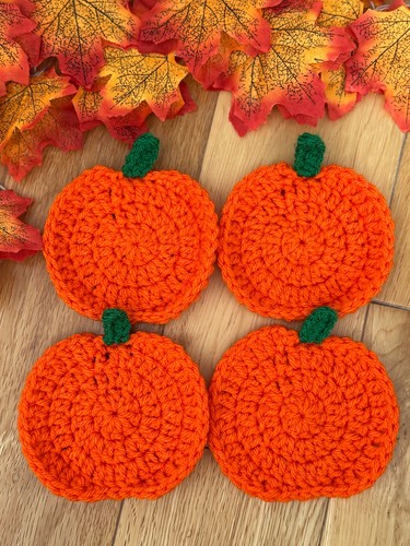 Set crochet orange - crochet,
