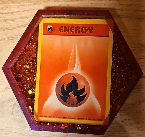 Handmade hexagon resin - hexagon,