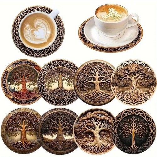8pcs colorful art painted - 8pcs, art-painted