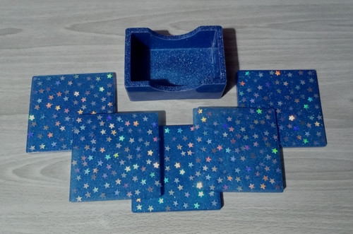 Handmade resin square star - handmade,