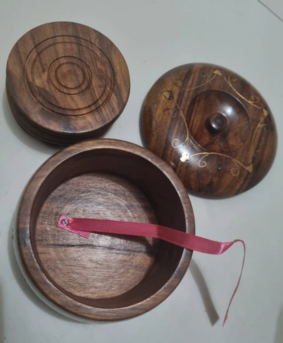Drink coaster set - set, handmade