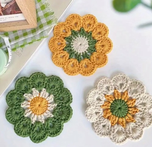 Handmade crochet flower - 3,