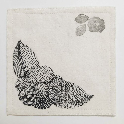 Set zentangle camellia - set,
