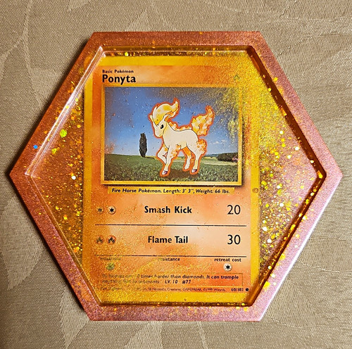 Handmade resin ponyta - handmade,