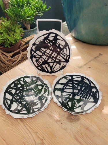 New set handmade resin - of,