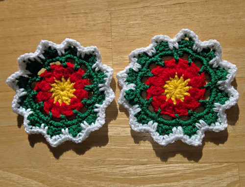 Handmade crochet flower - crochet,