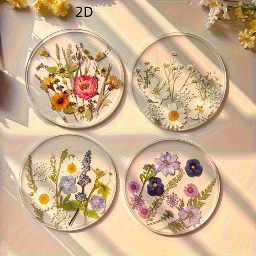 Set acrylic floral - 4,