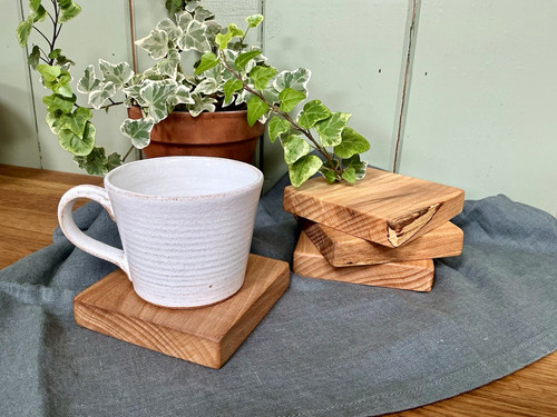 Handmade solid wood coasters - solid,