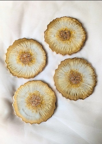 Luxury gold ivory resin - gold,