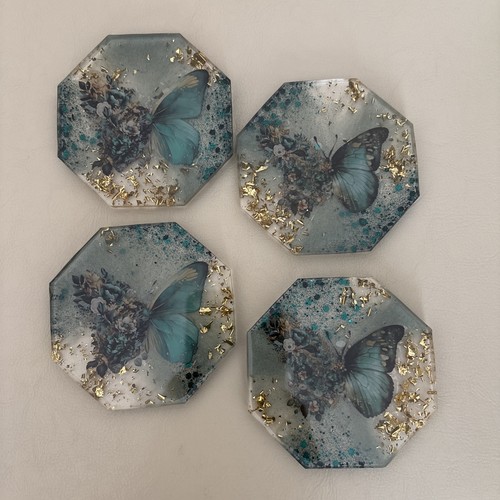 Set handmade turquoise - of,