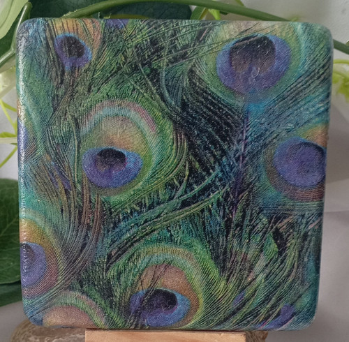 Handmade stone coaster - handmade,