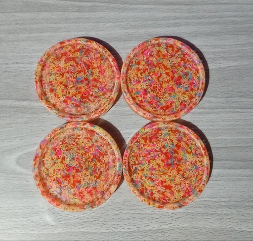 Handmade rainbow sprinkles